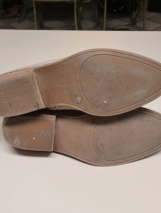Lucky Brand Falisha Suede side zip ankle boots size 9 - Picture 11 of 11